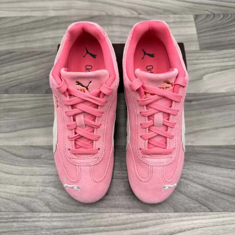 Puma NWOT Speedcat OG Big Kid 'Magic Rose' - Pink and White Suede Sneakers
